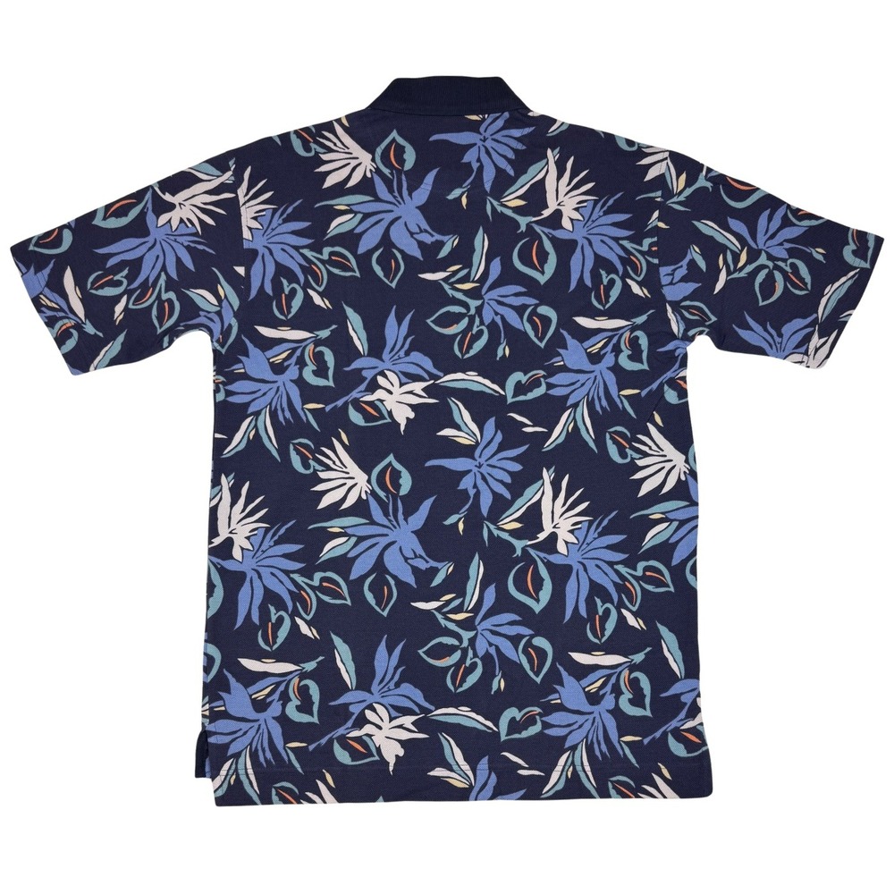 NWT Dockers Khakiware Polo Shirt Men Floral Tropical Medium USA Made‎ 90s Y2K - Picture 2 of 9